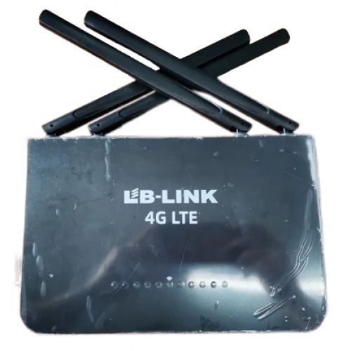 Lb Link 4G LTE WiFi Router 300Mbps With Simcard Support- Black