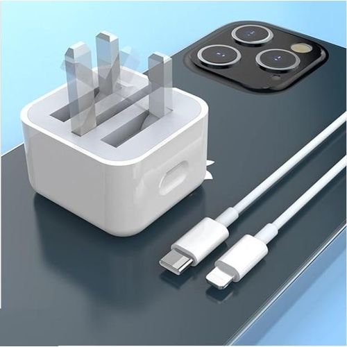 Apple  20W Type-C To Lightning Fast Power Adapter And Cable, -White