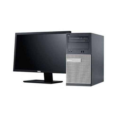 Dell 7010 Tower Intel Core 8GB 500gb  Windows 10 Home 19" Monitor