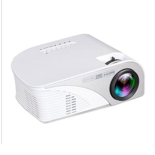 RD805B 960640 1200 Lumens Portable Mini LED Projector Home Theater With Remote ControllerWhite