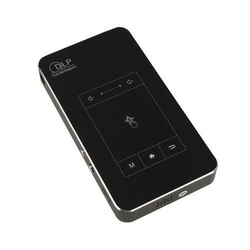 DLS6E 854x480P 150 Lumens Portable Home Theater LED HD Mini Digital Projector, Android 7.1, 1G8G, US Plug