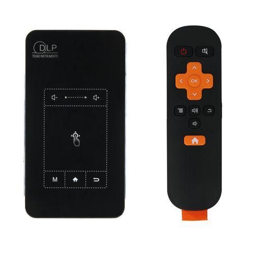 DLS6E 854x480P 150 Lumens Portable Home Theater LED HD Mini Digital Projector, Android 7.1, 1G8G, US Plug