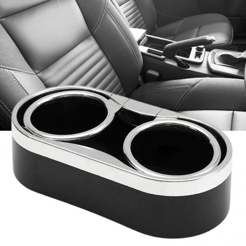Double Hole Car Cup Holder Universal Drink Water Coffee Bottle Folding Holder Storage Box Ashtray Stand Car Styling