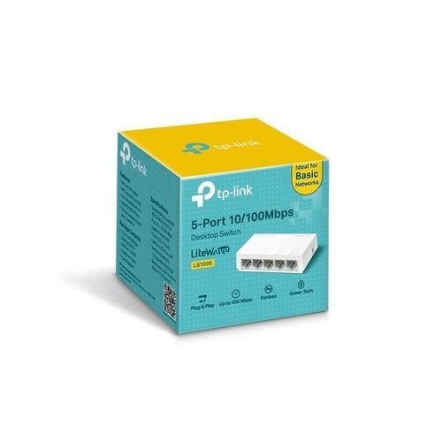 TPLink LS1005 '5 Port 10/100 Desktop Switch