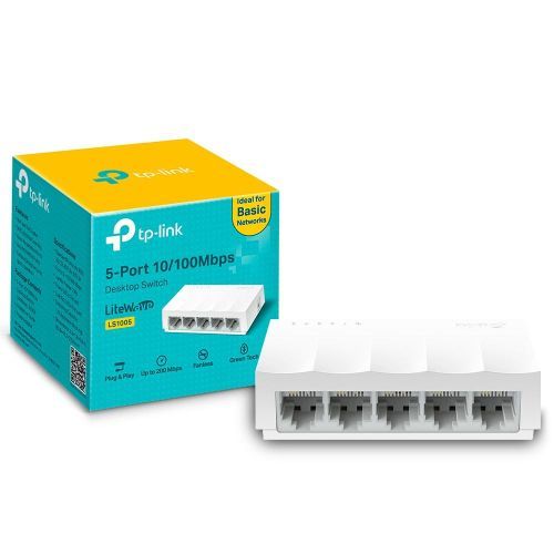TPLink LS1005 '5 Port 10/100 Desktop Switch