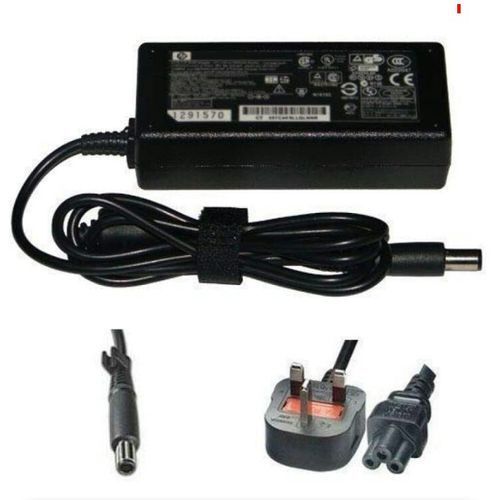 Hp Big Pin Power Supply Adapter - Charger - Black