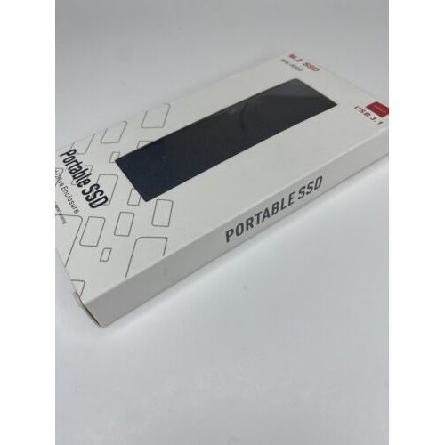 256GB Ssd External Storage - Black