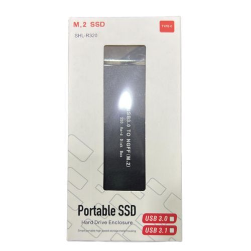 256GB Ssd External Storage - Black