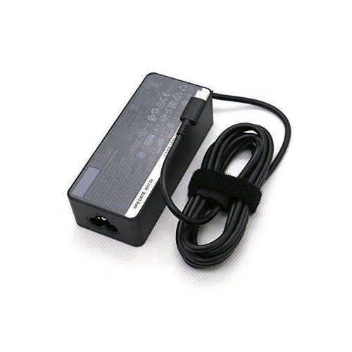 Lenovo Full kit 65W Power Adapter (USB Type-C) and Power Cable-Black-Renewed/Original