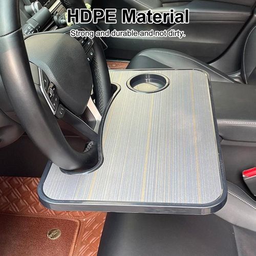 Steering Wheel Table Convenient Wear-Resistant Cup Slot Design Automobile Accessories Car Dining Tray Car Food Table