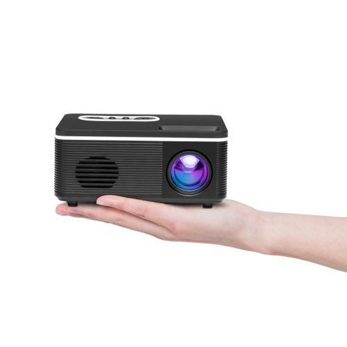 S361 80 Lumens 320 X 240 Pixel Portable Mini Projector, Support 1080P, US PlugBlack