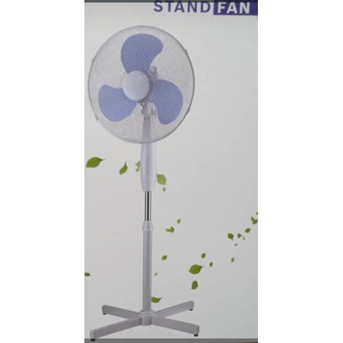 MeWe Power Saving Stand Fans-Blue-White