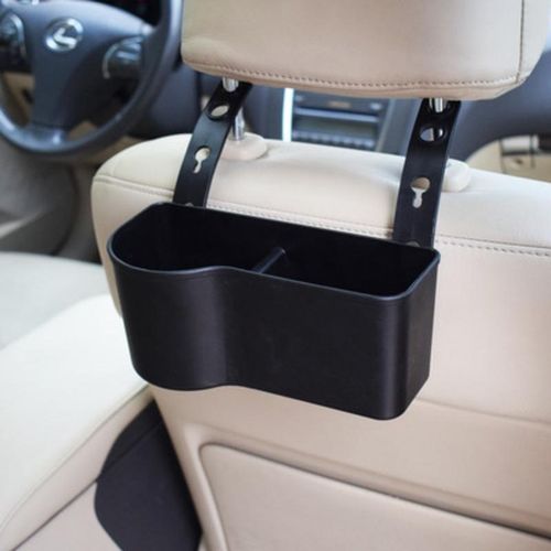 Car Cup Holder Headrest Seat Back Mount Organizer Multifunctional Vehicle Cup Drink Storage Box Auto Phone Holder
