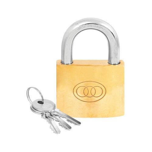 Other Heavy Duty Brass Padlock with Hardened Steel - Gold