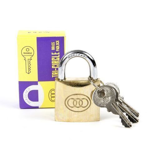 Other Heavy Duty Brass Padlock with Hardened Steel - Gold