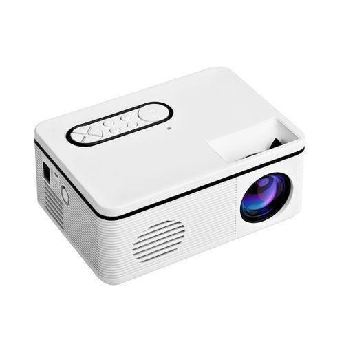 S361 80 lumens 320x240 pixel portable mini projector, support 1080p, UK plug white