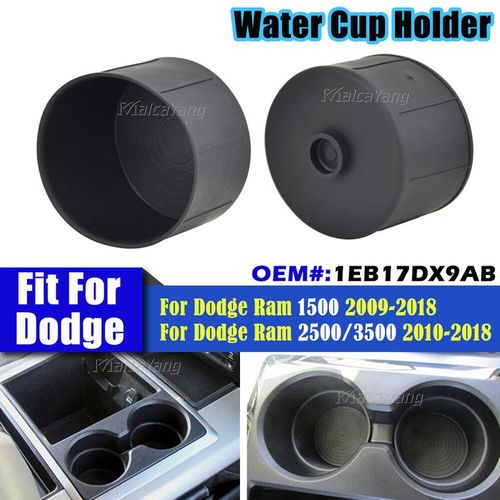 Center Console Cup Holder Rubber Insert 1eb17dx9ab For Dodge Ram 1500 2009-2018 Quality Rear Seat Cup Holder Drink Cupholder