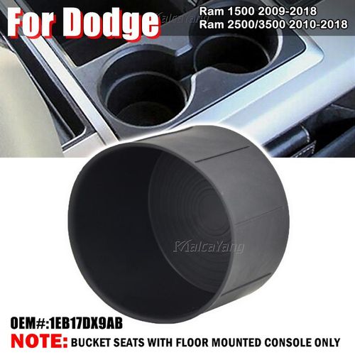 Center Console Cup Holder Rubber Insert 1eb17dx9ab For Dodge Ram 1500 2009-2018 Quality Rear Seat Cup Holder Drink Cupholder