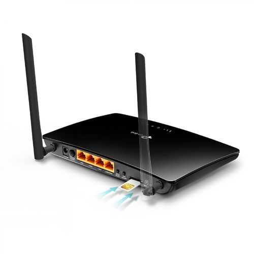 TPLink Tp-link 4G  300Mbps Wireless  Router With Sim-card  Slot - Black