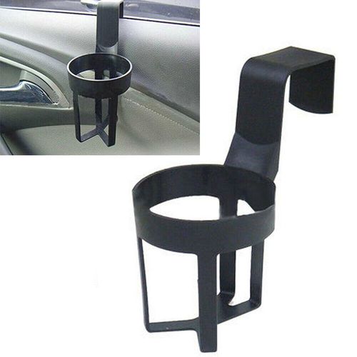 Portable Car Drink Cup Bottle Durable Black Window Drink Water Bottle Holder Stand Container Hook For Car Truck Interior