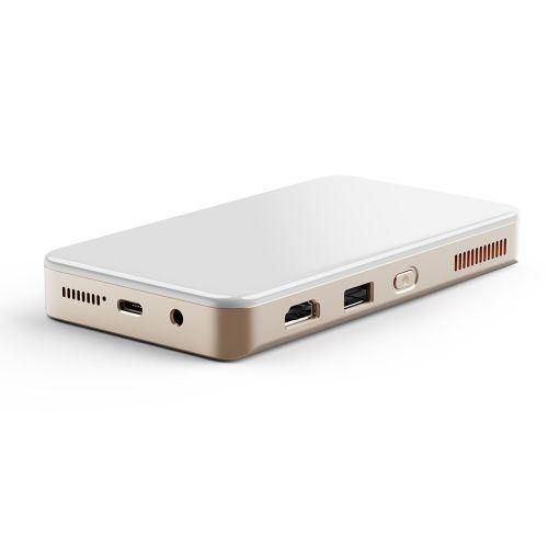 S90 DLP Android 9.0 1GB8GB 4K Mini WiFi Smart Projector, US PlugWhite