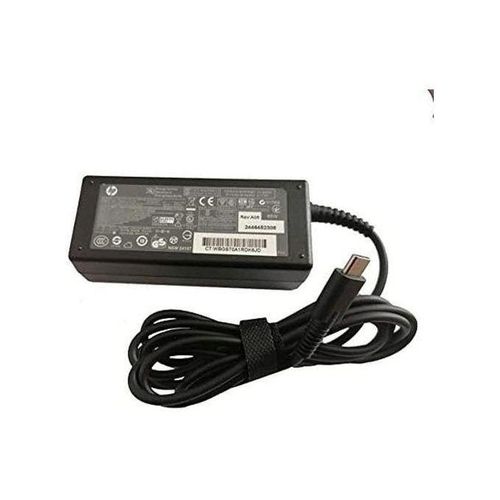 Hp  Laptop Charger 65W Type USB C -Black-Renewed