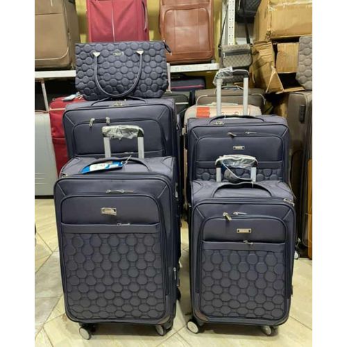Good Partner A set of 5 In 1 Suitcase Purely Cloth It's Has 8-Wheel Spinner It Has Strong Material It's Extremely Durability It Has Hard Body