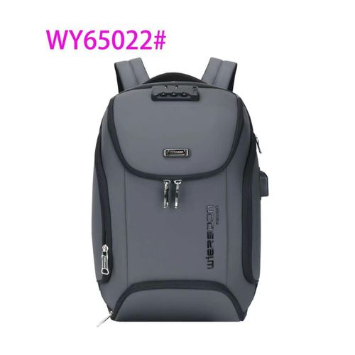 Wiersoon A Genuine Rubber Unisex Backpack Fashion Real Rubber Student Backpack With Laptop Provision It's Grey In Colour And Designs May Varry