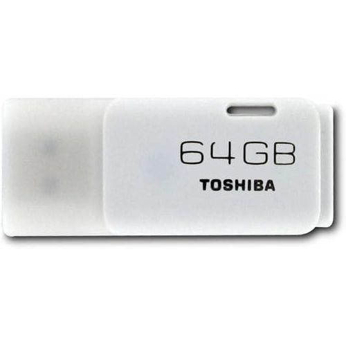 Toshiba USB 64GB Flash Disk Drive, TransMemory High Speed Pen Drive - White
