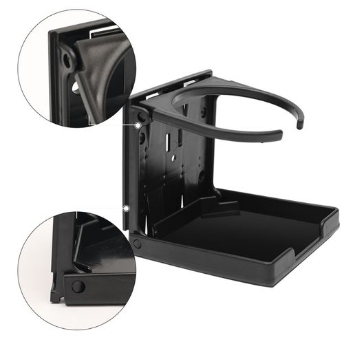 Folding Car Cup Holder For Auto Truck Rv Boat Interior Organizer Drink Bottle Stand Space Saving Universal Water Cup Holder