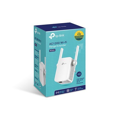 TP Link AC1200 Access Point Up to 1200Mbps Dual Band Signal Booster - White
