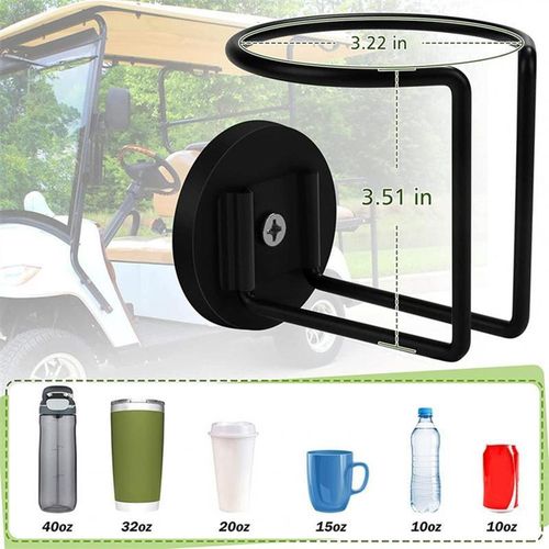 Magnetic Cup Holder Removable Heavy Duty Metal Universal Boat Tractor Mower Truck Fridge Car Mug Drink Beverage Storage Rack
