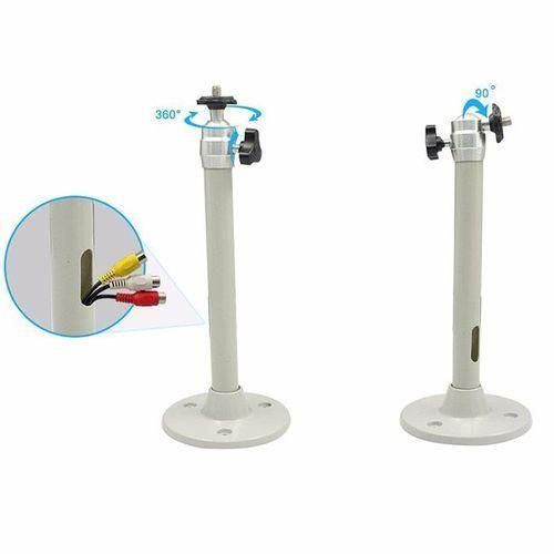 360°Adjustable Projector Ceiling Mount Stand 18CM Wall Projector Bracket Metal Swivel Mount