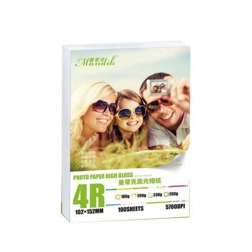 4R 6inch Glossy Photo Paper 200gsm 200 Sheets