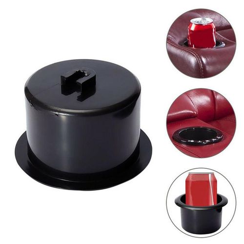 Plastic Black Cup Water Drink Holder Car Interior Cup Holder Recessed Suitable For Boat Sectional Couch Recliner Sofa Furniture