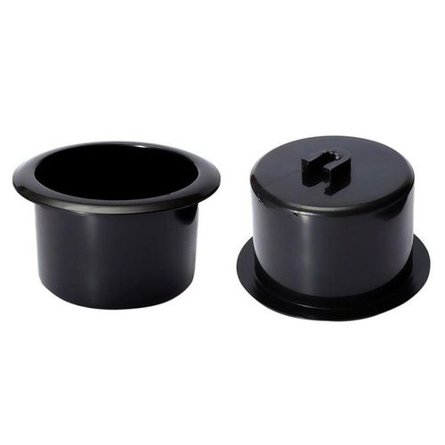 Plastic Black Cup Water Drink Holder Car Interior Cup Holder Recessed Suitable For Boat Sectional Couch Recliner Sofa Furniture