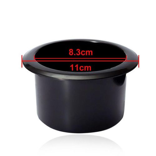 Plastic Black Cup Water Drink Holder Car Interior Cup Holder Recessed Suitable For Boat Sectional Couch Recliner Sofa Furniture