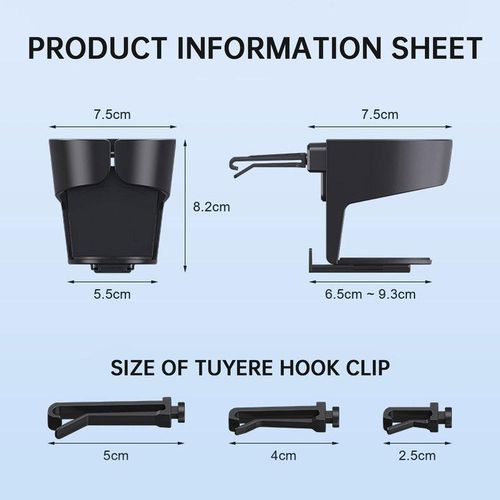 Upgrade Car Cup Holder Air Vent Outlet Drink Coffee Bottle Holder Can Mount Holders Beverage Ashtray Stand Interior Parts