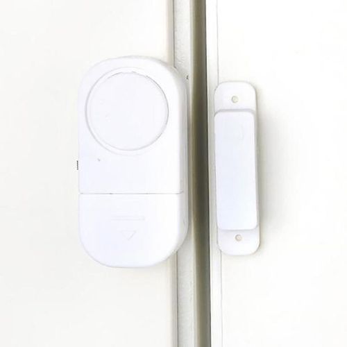 Self-adhesive Burglar Door Window Entry Alarm - White
