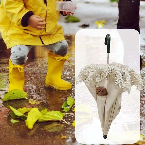 Kinder Regenschirm Quaste  Sonnenschutz Kleiner  Applique