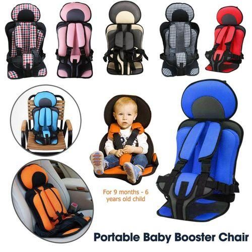 Portable Safety Baby Car Seat Infant Convertible Booster 06 Years Child Chair British Red