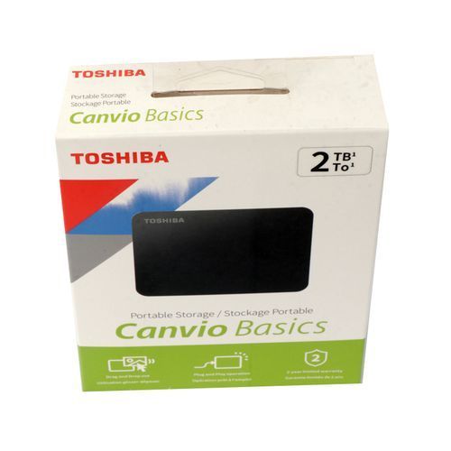Toshiba 2TB External Hard Disk - Black