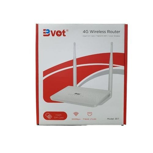 BVOT 4G LTE B17 SimCard Router 300Mbps For all Network - White