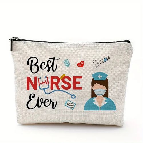 Taylor Swiftie Gift Cosmetic Bag Cotton And Linen Nurse Letter Print Storage Bag Waterproof Linen Coin Purse 27 26.5*17cm