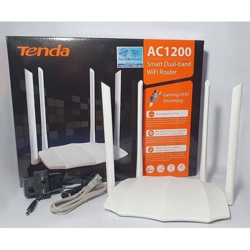 tenda AC1200 WiFi Router Dual Band Wireless Extender - White