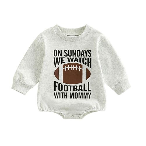 Infant Long Sleeve Romper No Fading and Non-sticky Top Suitable for Infant Baby Toddlers,Granny Grey,80cm NO5116
