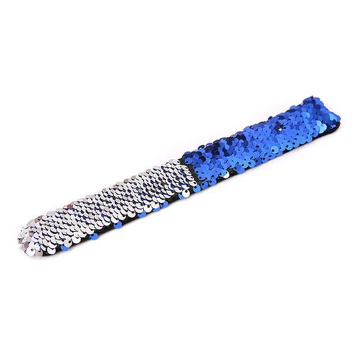 Double Colors Sequin Slap Bracelets Wristband Party Wrist Strap Kids Children Holiday Beach Party New,3 NO5116