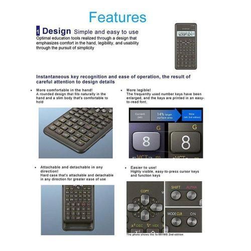 Saintifik Scientific Calculator Kalkulator FX570EX FX570MS 1st and 2nd Edition
