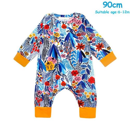 Fashion Newborn Baby Girl Boy Long Sleeve Cotton Romper Infant Outfits Jumpsuit Clothing New,90 NO5116
