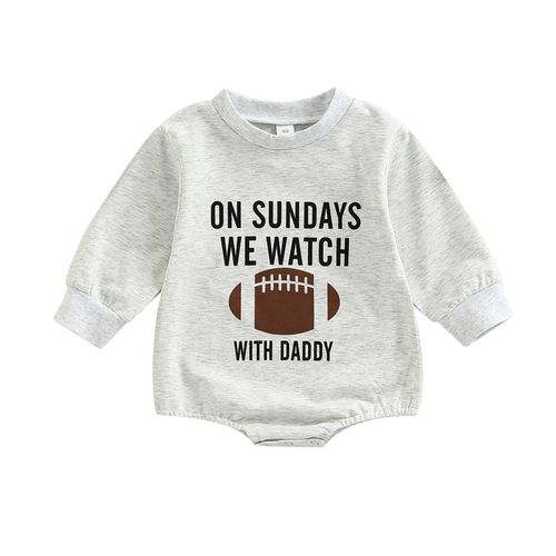 Infant Long Sleeve Romper No Fading and Non-sticky Top Suitable for Infant Baby Toddlers,Light Grey,60cm NO5114